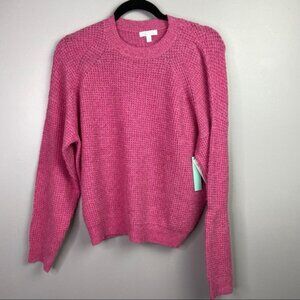 NWT‎ Abound pink women’s knit sweater SMALL